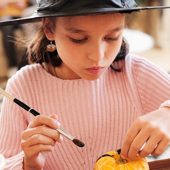 Halloween Earrings for Women | Skeleton | Skull | Ghost | Pumpkin | Spider web | - Picture 2 of 7